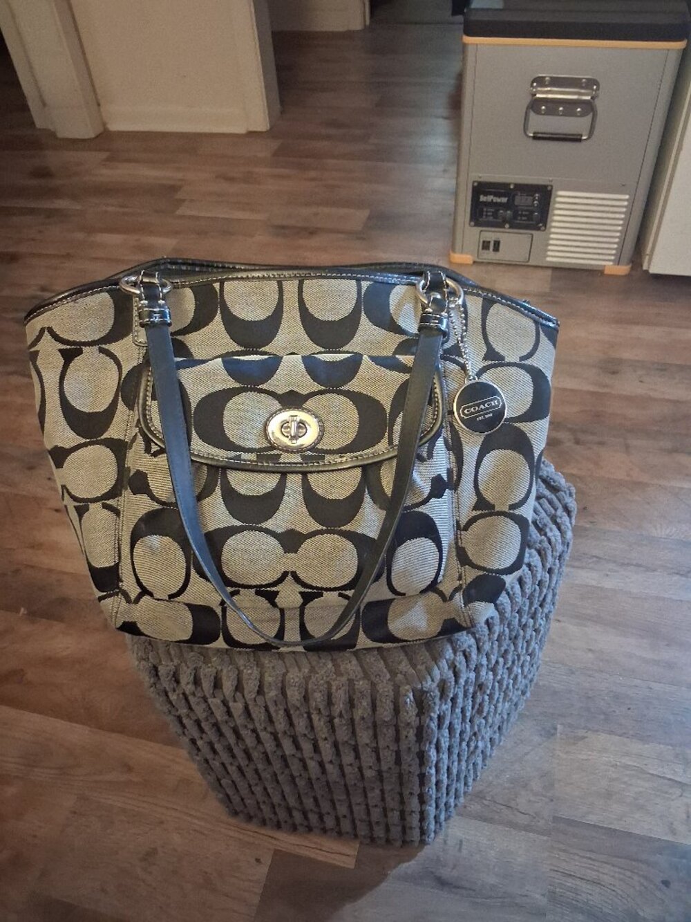 Beautiful Vintage Coach Leah F14659